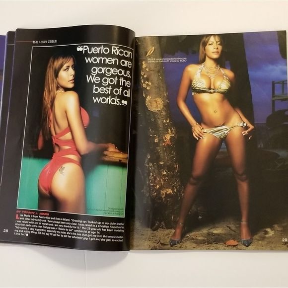 2005 Vida Guerra BlackMen Magazine  Swimsuit - Picture 5 of 6